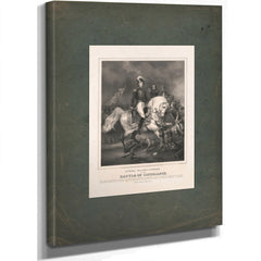 General William H Harrison at the Battle of Tippecanoe 184 — Stretched Canvas Print | Bella Frye