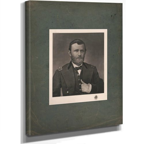 Grant in Uniform 1898 — Stretched Canvas Print | Bella Frye