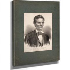 Hon Abraham Lincoln of Illinois National Republican Candidate for Sixteenth President of the United States 186 — Stretched Ca