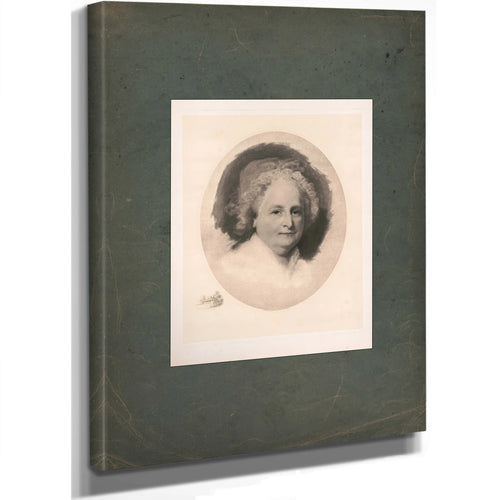 Martha Washington 1893 — Stretched Canvas Print | Bella Frye