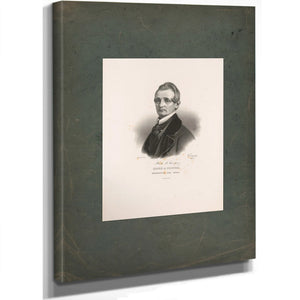 Mark a Cooper Representative From Georgia 1843 — Stretched Canvas Print | Bella Frye