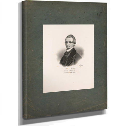 Mark a Cooper Representative From Georgia 1843 — Stretched Canvas Print | Bella Frye