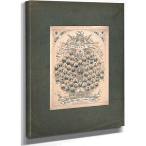 The Defenders of Faith of the Catholic Church and of the United States 1878 — Stretched Canvas Print | Bella Frye