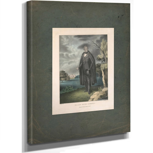 William Henry Harrison 1835 1856 — Stretched Canvas Print | Bella Frye