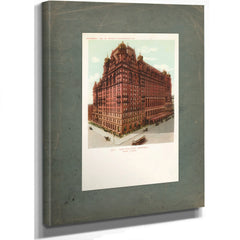 The Gilded Palace Where Astors Built Their Empire in Brick and Ambition — Stretched Canvas Print | Bella Frye