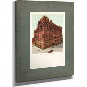The Gilded Palace Where Astors Built Their Empire in Brick and Ambition — Stretched Canvas Print | Bella Frye