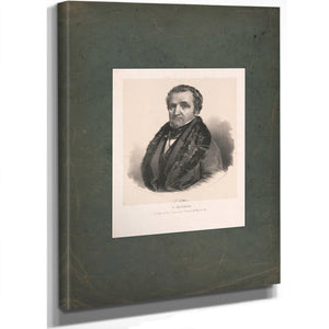 John Catron Judge of the Supreme Court of the Us 1839 — Stretched Canvas Print | Bella Frye