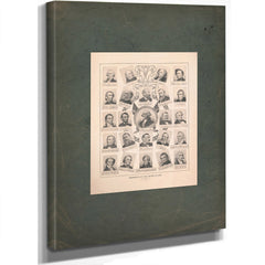 Presidents of the United States 1898 — Stretched Canvas Print | Bella Frye