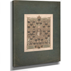 One Holy Catholic and Apostolic Hierarchy of British America 1886 — Stretched Canvas Print | Bella Frye