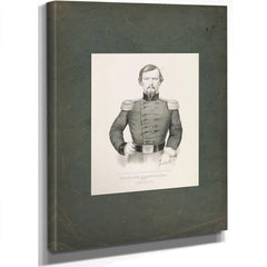 Brigadier General Franz Sigel Us Army 1861 — Stretched Canvas Print | Bella Frye