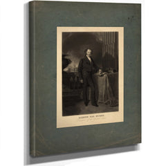 Martin Van Buren President of the United States 1839 1841 — Stretched Canvas Print | Bella Frye