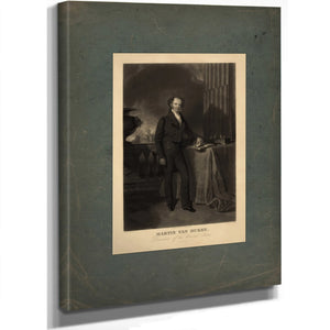Martin Van Buren President of the United States 1839 1841 — Stretched Canvas Print | Bella Frye