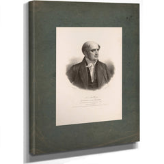 Levi Woodbury Secretary of the Treasury 1837 — Stretched Canvas Print | Bella Frye