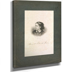 Harriet Beecher Stowe 1852 — Stretched Canvas Print | Bella Frye