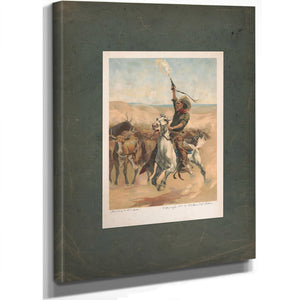 Heading a Stampede 1888 — Stretched Canvas Print | Bella Frye