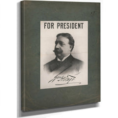 For President Wh Taft 198 — Stretched Canvas Print | Bella Frye