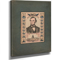 Our Patriots of the War Abraham Lincoln 1863 — Stretched Canvas Print | Bella Frye