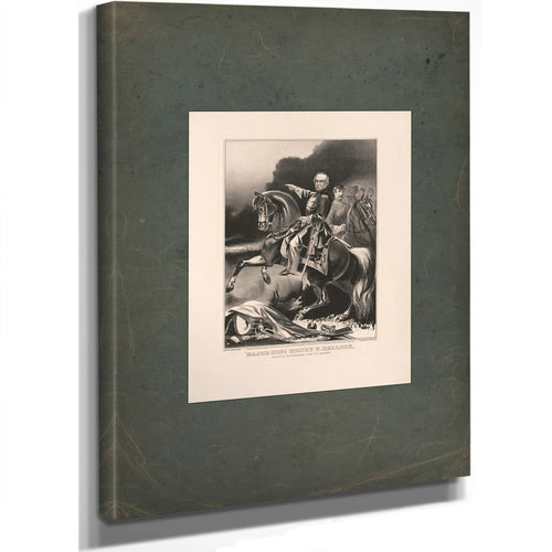 Major General Henry W Halleck General in Chief of the Armies of the Us July 1862 1862 — Stretched Canvas Print | Bella Frye
