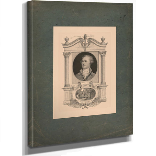 Alexander Hamilton and the Grange 192 — Stretched Canvas Print | Bella Frye