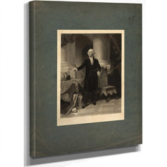 George Washington 1852 — Stretched Canvas Print | Bella Frye