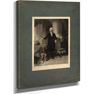 George Washington 1852 — Stretched Canvas Print | Bella Frye