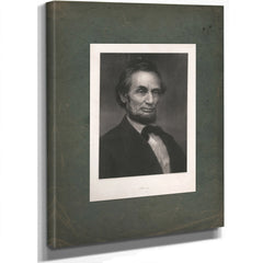 Abraham Lincoln 1877 — Stretched Canvas Print | Bella Frye