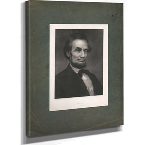 Abraham Lincoln 1877 — Stretched Canvas Print | Bella Frye