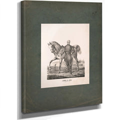 John Adams Dix 19th Century — Stretched Canvas Print | Bella Frye