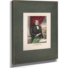 Thomas Corwin_ the Peoples Choice for Twelfth President of the United States 1847 — Stretched Canvas Print | Bella Frye