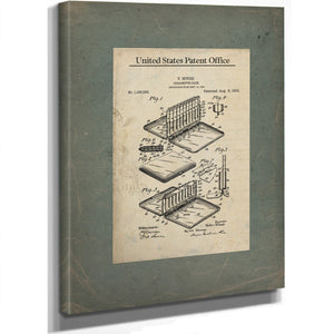 The Gentlemans Vice Patent 1193593 — Framed Wall Art Room View | Bella Frye