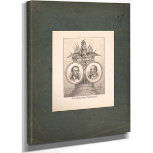 Our Martyred Presidents 1881 — Stretched Canvas Print | Bella Frye