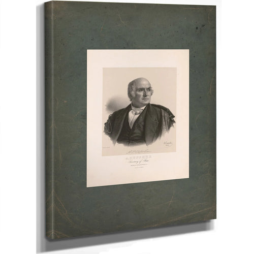 P Upshur Secretary of State 1844 — Stretched Canvas Print | Bella Frye