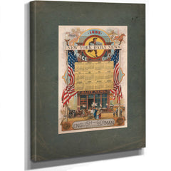 New York Daily News 1886 — Stretched Canvas Print | Bella Frye