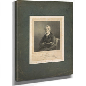 Aron Burr Third Vice President of the United States 1836 — Stretched Canvas Print | Bella Frye