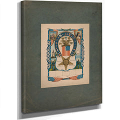 Grand Army of the Republic Veteran 1861 1866 1885 — Stretched Canvas Print | Bella Frye