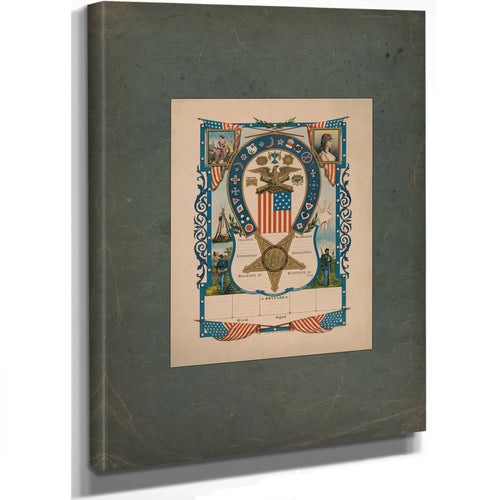 Grand Army of the Republic Veteran 1861 1866 1885 — Stretched Canvas Print | Bella Frye