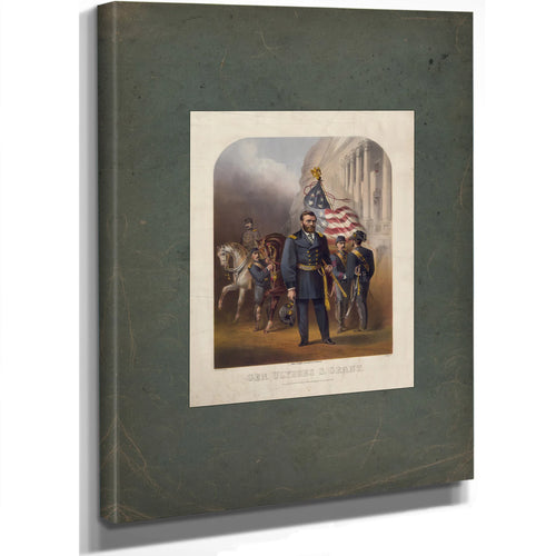 Gen Ulysses S Grant 1868 — Stretched Canvas Print | Bella Frye