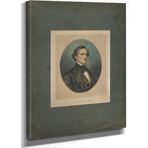 Jefferson Davis 185 187 — Stretched Canvas Print | Bella Frye