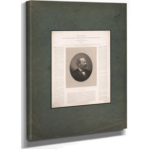 Eulogy on Our Martyred Chief Magistrate James a Garfield Respectively Dedicated to His Family 1888 — Stretched Canvas Print |