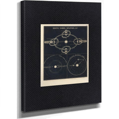 The Celestial Mechanics of Shadow and Light — Part A — Stretched Canvas Print | Bella Frye