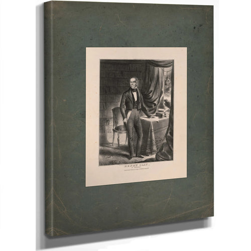 Henry Clay of Kentucky 1842 — Stretched Canvas Print | Bella Frye
