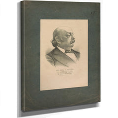 General Benjamin F Butler Candidate of the Peoples Party for President of the United States 1884 — Stretched Canvas Print | B
