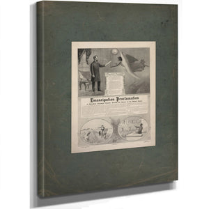 Emancipation Proclamation 1896 — Stretched Canvas Print | Bella Frye