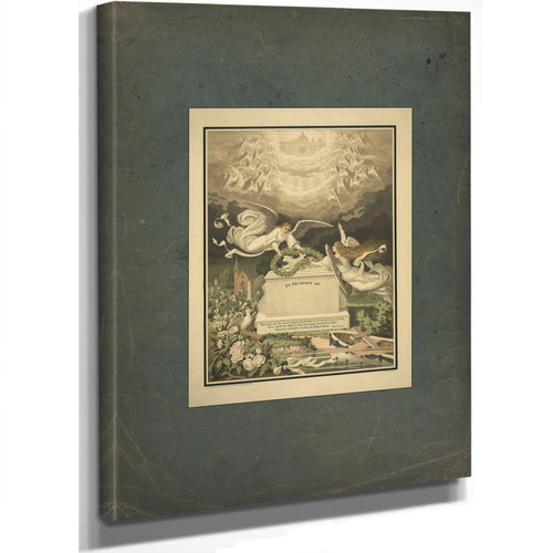 In Memory of Indianapolis 19th Century — Stretched Canvas Print | Bella Frye