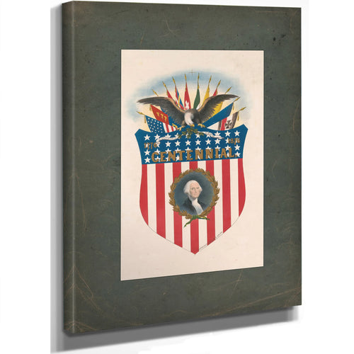 Centennial 1776 1876 1876 — Stretched Canvas Print | Bella Frye