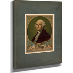 George Washington E Pluribus Unum 188 — Stretched Canvas Print | Bella Frye