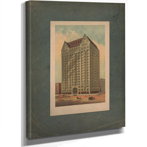 Masonic Temple Chicago 189 — Stretched Canvas Print | Bella Frye