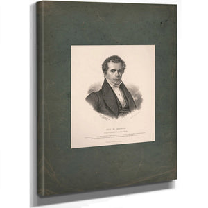 Eli K Moore Representative From New York 1837 — Stretched Canvas Print | Bella Frye