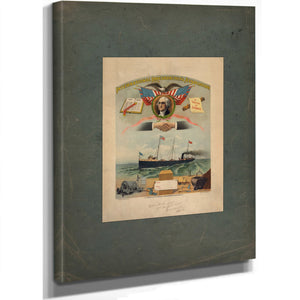 Emblem of the International Longshoremens Association 191 — Stretched Canvas Print | Bella Frye