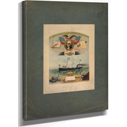 Emblem of the International Longshoremens Association 191 — Stretched Canvas Print | Bella Frye